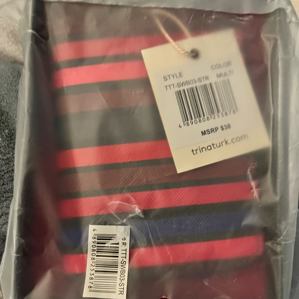 Trina Turk Multicolor Striped Wallet